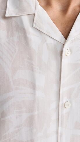 Theory Men's Irving Printed Linen Shirt in Saudi Arabia