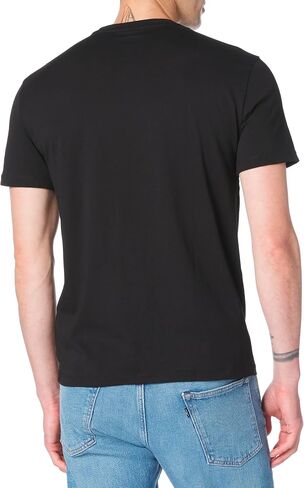 A｜X ARMANI EXCHANGE Men's Regular Fit Limited Edition Armani Exchange X Mix Mag Patch Logo Tee in Saudi Arabia