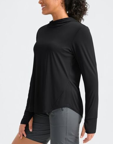 Pudolla Women's Sun Protection Shirt UPF 50+ Long Sleeve Lightweight UV Hoodie for Women Hiking Outdoor Fishing Summer in Saudi Arabia