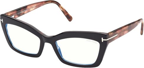 Tom Ford FT 5766-B BLUE BLOCK Black Havana/Blue Filter 54/19/140 women Eyewear Frame in Saudi Arabia
