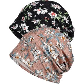 Lace Chemo Beanie Hat for Women Turban Cancer Cap Slouchy Hat