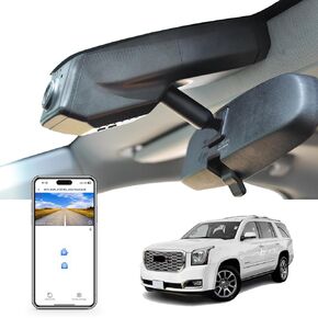 Mangoal Front 4K & Rear 1080P Dash Cam Custom fit for GMC Yukon, Yukon XL 2023(Model A), SLE SLT AT4 Denali Denali Ultimate, Integrated OEM Look, UHD 2160P Video, G-Sensor, 128GB Card
