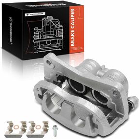 A-Premium Disc Brake Caliper Assembly with Bracket Compatible with Select Saab and Subaru Models - 9-2X 2005-2006, Impreza 2002-2016, Legacy 2003-2004 - Front Right Passenger Side