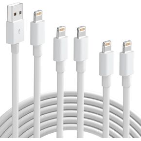 iPhone Fast Charging Cable [Apple MFi Certified] 2-Pack 6FT Lightning to USB Cable iPhone Charger Cord Compatible with iPhone 14 13 12 11 Pro Max XR XS X 8 7 6 Plus SE iPad and More Lightning Cable