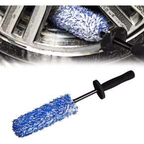 فرشاة العجلات، فرشاة تفصيل السيارة، فرشاة غسيل السيارة، فرشاة تنظيف العجلات الناعمة غير المعدنية، فرشاة تفاصيل الإطار من الألياف الدقيقة المقاومة للخدش، عالمية للعجلات والحواف وأطراف العادم والدراجات النارية in Kuwait