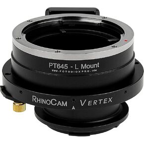 RhinoCam Vertex Rotating Stitching Adapter, Compatible with Pentax 645 (P645) Mount SLR Lens to Leica L-Mount Alliance Mirrorless Cameras