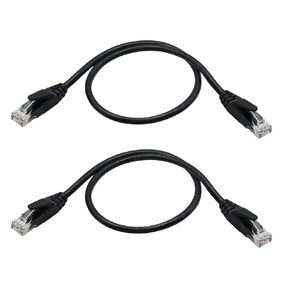 كابل إيثرنت Cat 6 بطول 6.56 قدم، سلك توصيل RJ45 ذكر إلى ذكر لشبكة الإنترنت LAN، متوافق مع Cat 5e، Cat 5 للكمبيوتر الشخصي والكمبيوتر المحمول وجهاز التوجيه والتلفزيون الذكي ومحول الشبكة وما إلى ذلك.