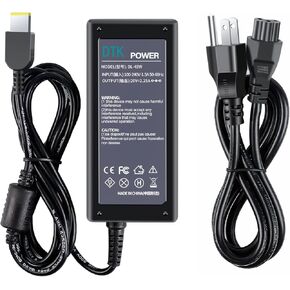 Dtk 65W 20V 3.25A Laptop Charger for Lenovo Thinkpad T460 T470 T470S T430 T440 T440S T440P T450 T460S T540P T560 E440 E450 E550 E560 G50 G50-45 Adapter Power Supply Cord Plug