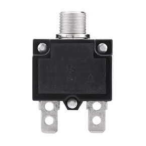 Reset Thermal Switch, Yctze AC 125/250V Reset Thermal Switch Circuit Breaker Over Current Overload Protector for Generator(15A) for delta shopmaster reset button ryobi fuse table saw reset breaker 125