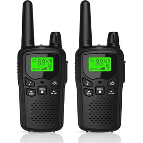 Walkie Talkies,Erelis Long Rang Walkie Talkies with 22 FRS Channels,Walkie Talkies for Adults with Lamp,VOX,LCD Display for Outdoor Activities (Green)