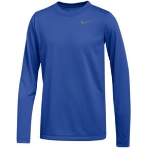 Nike Men's Team Legend Long Sleeve Tee Shirt (XX-Large, Royal)