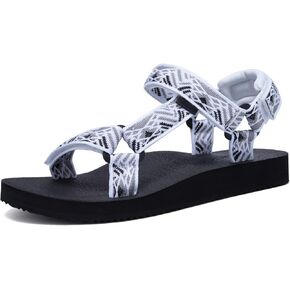 Women's Sandals Casual Summer Sandals for Women with Arch Support Yoga Mat Insole Lightweight Water Shoes Outdoor