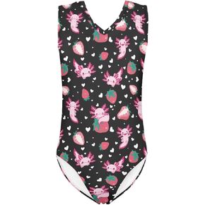 Girls Bikinis One Piece Swimsuit Swimwear Kids Bathing Suit 5-14 Years