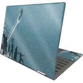 MightySkins Glossy Glitter Skin Compatible with HP Envy x360 13" (2022) - Super Squad | Protective, Durable High-Gloss Glitter Finish | Easy to Apply, Remove, and Change Styles | Made in The USA