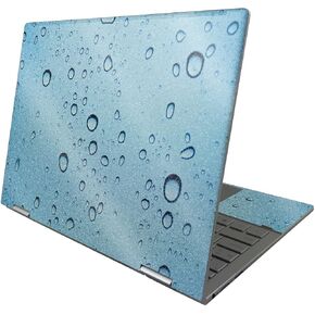 MightySkins Glossy Glitter Skin Compatible with HP Envy x360 13" (2022) - Rainy Day | Protective, Durable High-Gloss Glitter Finish | Easy to Apply, Remove, and Change Styles | Made in The USA
