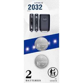 2Pack CR2032 Remote Key Fob Battery Replacement for 2019-2021+ Mazda 3 6 CX-30 CX-5 CX-9 MX-5 Miata RF CX 30 5 9 -WAZSKE11D01,WAZSKE13D03