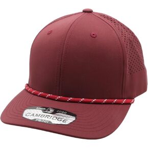 Pit Bull Premium Headwear Cambridge Hybrid Rope Perforated Mesh Hat Adjustable Snapback Hat Baseball Cap for Men & Women