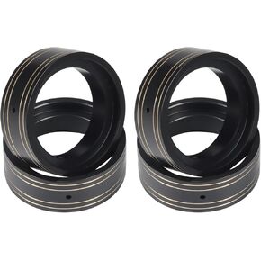 4Pcs TRX4M Brass Wheel Weights 1.3 Beadlock Wheels Bead Lock Rings for 1/18 RC Crawler 1/24 Scale Accessories Axial SCX24 Upgrades in Saudi Arabia