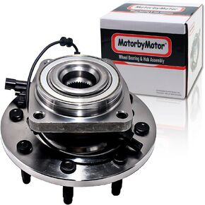 515145 Front Wheel Bearing and Hub Assembly 4WD with ABS 8 Lugs for Chevrolet Silverado 2500HD 3500HD, GMC Sierra 2500HD 3500HD Wheel Hub Assembly (SRW)-Single Rear Wheel-2PC