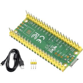 waveshare RP2040-PiZero Development Board Based On Raspberry Pi RP2040 Microcontroller 264KB SRAM 16MB Flash Memory, Onboard DVI Interface/TF Card Slot/PIO-USB Port/Raspberry Pi 40PIN GPIO Header