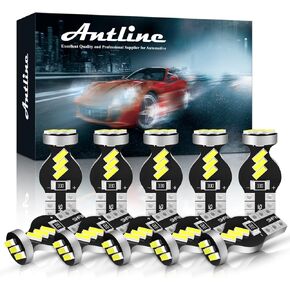 194 T10 168 2825 W5W LED Bulb Purple, Super Bright Canbus Error Free 12 Volt Replacements for Interior Dome Map Door Courtesy Dash License Plate Lights (Pack of 10)
