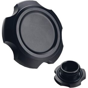 Dewhel Aluminum Screw-On Oil Filler Cap Replacement For for Subura WRX STI Impreza Legacy Forester Exiga (Red)