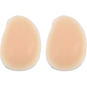 Healifty Leg Corrector Pads 1 Pair Silicone Leg Onlays Calf Pad Self- Adhesive Body Beauty Correctors Soft Leg Gel Pads for Crooked Thin Legs Silicone Calf Pads