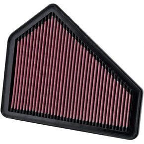 K&N Engine Air Filter: Increase Power & Acceleration, Washable, Premium, Replacement Car Air Filter: Compatible with 2008-2015 Cadillac CTS and CTS-V, 33-2411