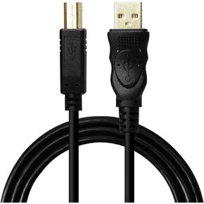 wawpi USB 2.0 Cable - A-Male to B-Male -Printer/Scanner 10 Feet (3 Meters)