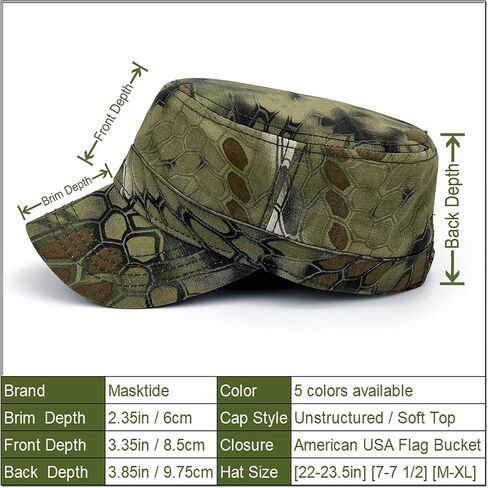 رجل مقاوم للماء كامو كاديت قبعات الجيش العلم الأمريكي مشبك المرأة سريعة الجافة شقة علوية العسكرية OCP دورية فيلق قبعات in Kuwait