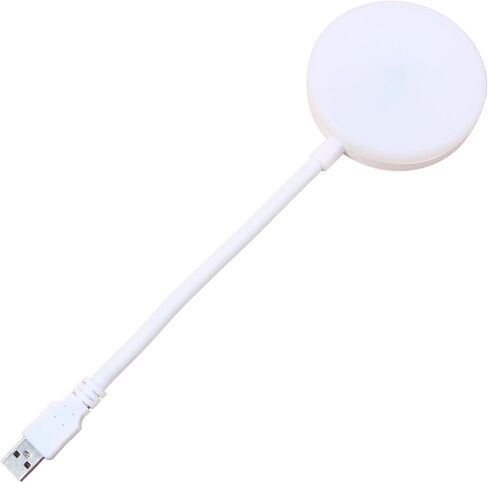 Flexible LED Ambient Light, Mini USB Night Lights,Plug in LED Bulb,Emergency Lighting,Compact,Ideal for Bedroom,Bathroom,Nursery,Hallway,Outdoor Camping,Reading(4 Pack White Lights)(White) in Saudi Arabia