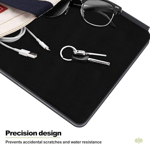IMMOENUC 5-in-1 Tablets Skin Sticker Decals for 2022/2021/2020/2018 Apple iPad Pro 12.9 inch Smart Keyboard Folio PVC Material Solid Color Protective Film TPU Keyboard Film & ipad Screen Film（Black） in Saudi Arabia