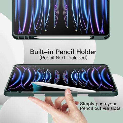 JETech Case for iPad Pro 12.9" 6th/5th Gen (2022/2021), Black in Kuwait