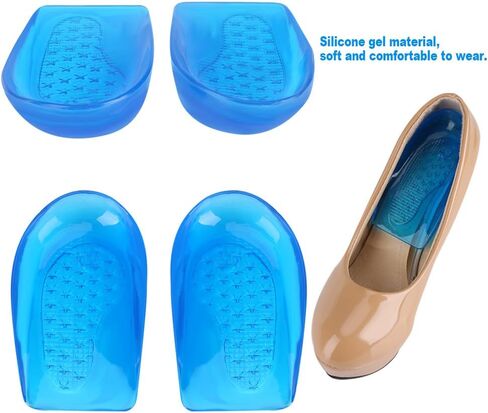 Orthopedic Insoles for Correcting O/X Type Leg Shoe Inserts, Orthopedic Medial Lateral Heel Wedge Silicone Insoles for Supination Pronation -O/X Type Leg Corrective Gel Adhesive Inserts(S34-40) in Saudi Arabia