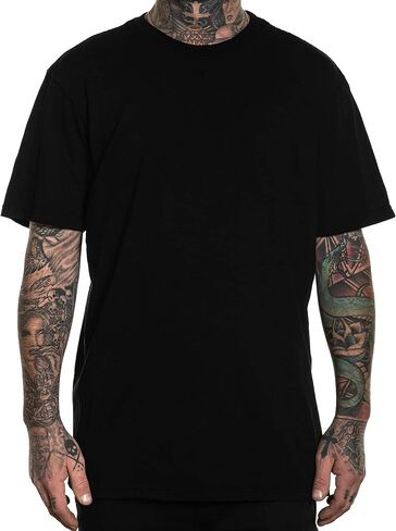 Sullen Men's Solid Premium Tattoo Lifestyle Graphic Logo Tee - Neptune in Kuwait