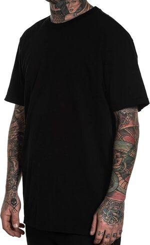 Sullen Men's Solid Premium Tattoo Lifestyle Graphic Logo Tee - Neptune in Kuwait