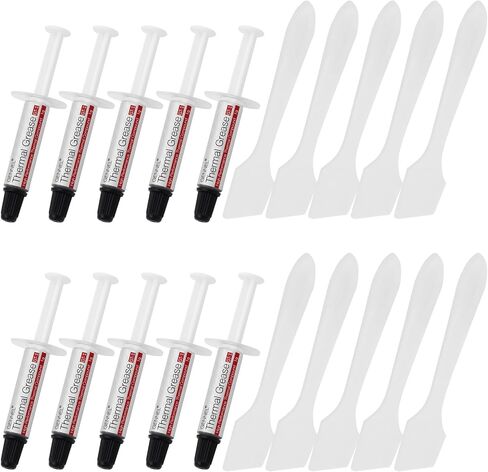 2-Pack GT-1 Silver CPU Thermal Paste (1g*2), GPU Heat Sink Paste | High Performance Thermal Compound Paste, Ultra-Low Thermal Impedance Thermal Grease for CPU/PS4/PS5/PC/GPU Coolers in Saudi Arabia