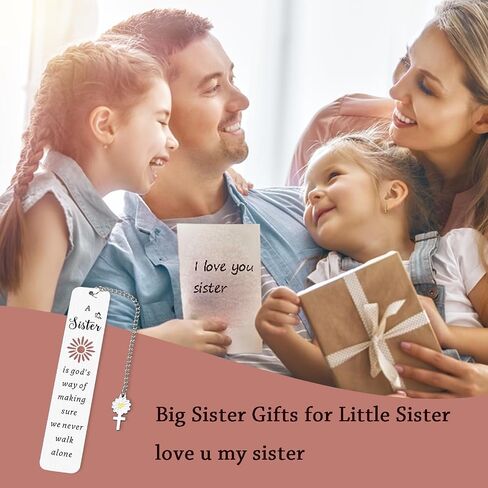 Sister Gifts from Sisters Best Friend Gifts for Women Friendship Birthday Gifts for Women Wedding Day Maid of Honor Gifts for Best Friends Soul Sister Bookmark for Women Reading Bridal Shower Gift in Saudi Arabia