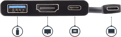 StarTech USB-C VGA Multiport Adapter with USB 3.0 Type-A and Power Delivery in Kuwait