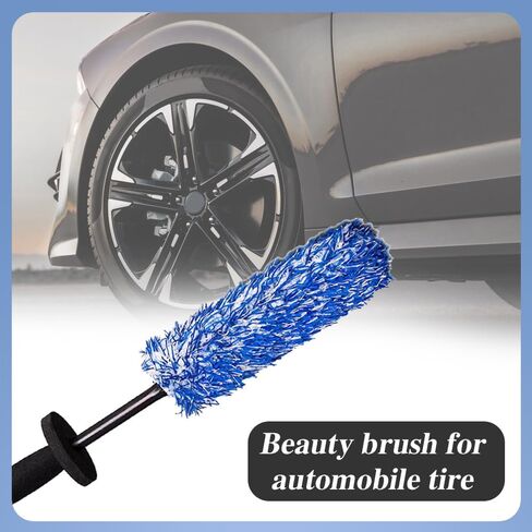 فرشاة العجلات، فرشاة تفصيل السيارة، فرشاة غسيل السيارة، فرشاة تنظيف العجلات الناعمة غير المعدنية، فرشاة تفاصيل الإطار من الألياف الدقيقة المقاومة للخدش، عالمية للعجلات والحواف وأطراف العادم والدراجات النارية in Kuwait