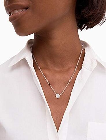 Kate Spade New York Infinity & Beyond Knot Silver Plated Charm Pendant Necklace in Saudi Arabia