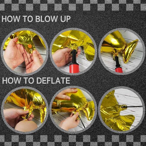 بالونات سباق السيارات، زينة حفلات سباق السيارات، خوذات الإطارات، بالونات المتسابق للرجل والصبي والأطفال، حفلة سباق السيارات، زينة عيد ميلاد سريعة، لوازم استحمام الطفل (سباق 1) in Kuwait