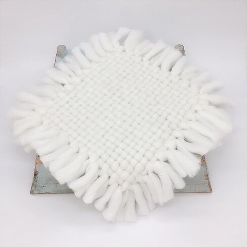 Yinuoday Baby Photography Prop Blanket Newborn Photo Shoot Basket Filler Rug, 17.72X17.72In in Kuwait