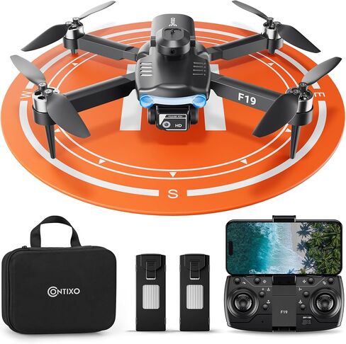 طائرات بدون طيار Contixo F24 Pro مع كاميرا للبالغين 4K UHD قابلة للطي RC Quadcopter GPS العودة إلى المنزل، وكاميرا FPV متوافقة مع VR - وقت طيران لمدة 30 دقيقة - محركات بدون فرش قابلة للطي - مع حقيبة حمل in Kuwait