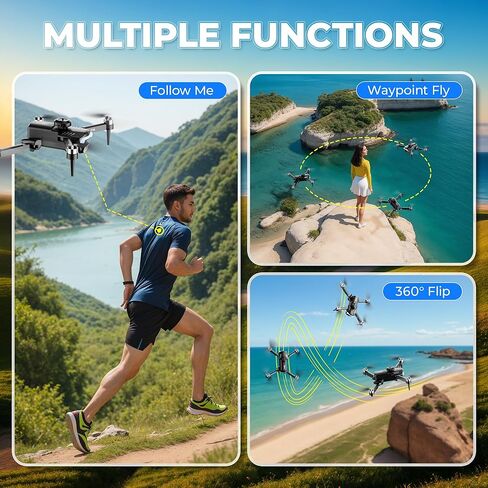 طائرات بدون طيار Contixo F24 Pro مع كاميرا للبالغين 4K UHD قابلة للطي RC Quadcopter GPS العودة إلى المنزل، وكاميرا FPV متوافقة مع VR - وقت طيران لمدة 30 دقيقة - محركات بدون فرش قابلة للطي - مع حقيبة حمل in Kuwait