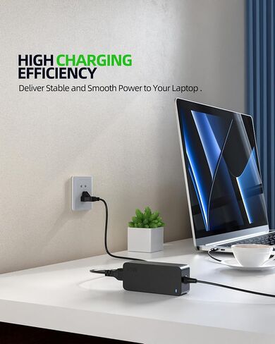 شاحن USB من النوع C بقدرة 65 وات مناسب لجهاز HP Envy 17-cr0013dx x360 15-ey0013dx 15-ew1047nr 15-ew0023dx 15-ew0013dx 15-fh0097nr 15-fe0097nr 15-fe0053dx 15-ey1045cl 13-bf 0013dx مصدر طاقة الكمبيوتر المحمول in Saudi Arabia