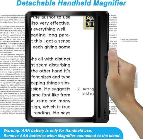 5X Floor Magnifying Glass with Light and Stand,3-in-1 Adjustable Brightness Lighted Magnifiers,36 LED Flexible Gooseneck Large Magnifying Lamp for Reading,Sewing,Crafts,Painting,Close Work,DIY,Repair in Saudi Arabia