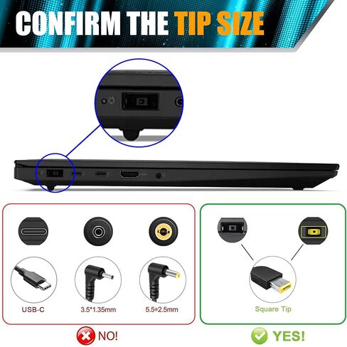 شاحن محول تيار متردد 170 واط متوافق مع Lenovo Thinkpad P1 P50 P51 P52 P53 P70 P15 P17 T15g W540 W541 T540p ADL170NDC2A ADL170NDC3A ADL170NLC3A Extreme Legion Y540 Y530 Y720 Y730 سلك إمداد الطاقة in Kuwait