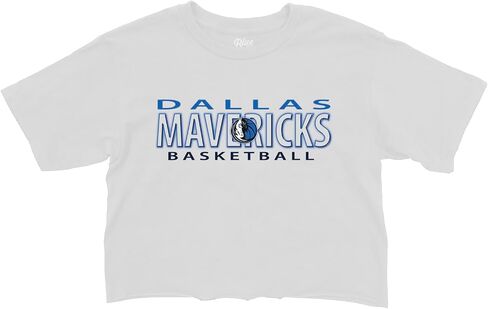 Blue 84 Women's NBA Officially Licensed Cropped T-Shirt White in Saudi Arabia