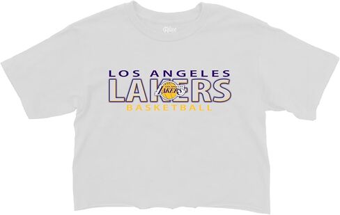 Blue 84 Women's NBA Officially Licensed Cropped T-Shirt White in Saudi Arabia